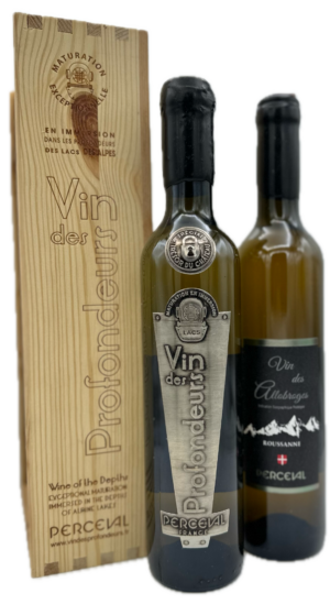 Coffret Vin des Profondeurs des Lacs Alpins Blanc IGP Roussanne