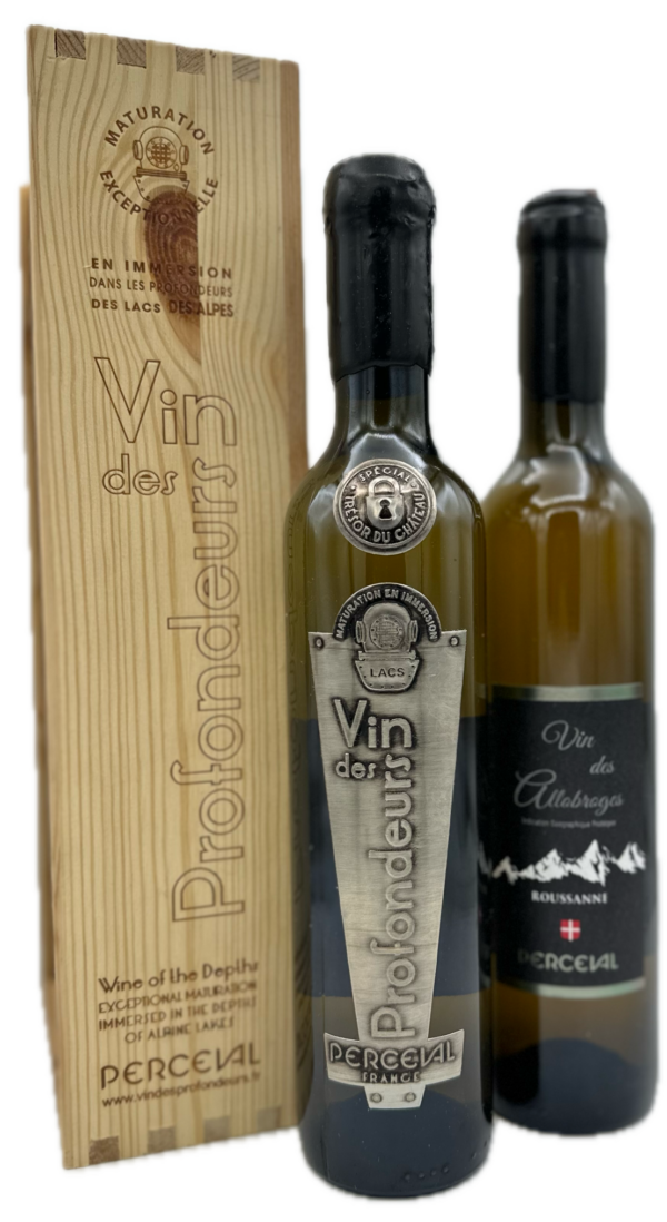Coffret Vin des Profondeurs des Lacs Alpins Blanc IGP Roussanne